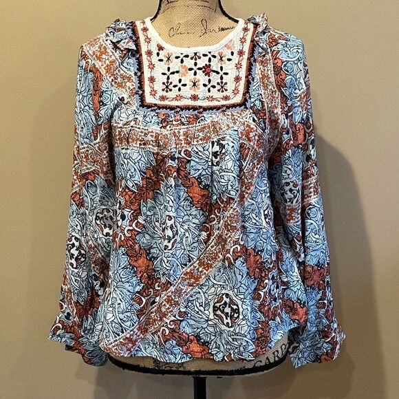 NWT Anthropologie SEEN WORN KEPT Minuet Blouse Small B-1284 - Picture 6 of 7